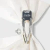Barrete com laço com efeito acetinado