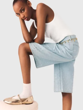 Bermudas com strass