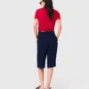 Bermudas em mistura de linho