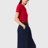 Bermudas em mistura de linho