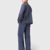 Blazer de fato estruturado com strass