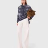 Blusa com estampado bandana