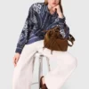 Blusa com estampado bandana