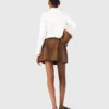 Blusa de seda branca