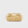 Bolsa de mão Mipli com efeito bouclé