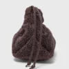 Bolsa de mão Mipli com efeito bouclé