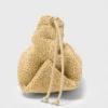 Bolsa de mão Mipli com efeito bouclé