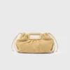 Bolsa de mão Mipli com efeito bouclé