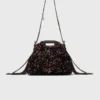 Bolsa Miss M mini com lantejoulas