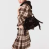 Bolsa Miss M mini com lantejoulas
