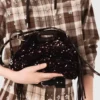 Bolsa Miss M mini com lantejoulas