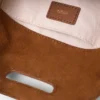 Bolsa Miss M Mini em camurça com pespontos