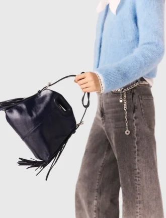Bolsa Miss M Mini em couro Naplak