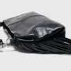 Bolsa Miss M Pouch em couro envernizado