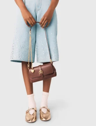 Bolsa Miss M Walk em couro vintage