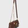 Bolsa Miss M Walk em couro vintage
