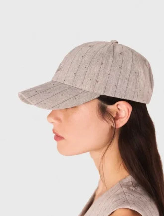 Boné de algodão estampado