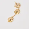 Brincos com flores