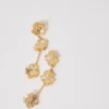 Brincos com flores