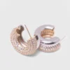 Brincos com strass