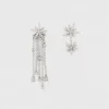 Brincos de estrela com strass
