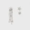 Brincos de estrela com strass