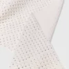 Cachecol triangular de lã com strass