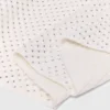 Cachecol triangular de lã com strass