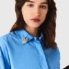 Camisa com joias removíveis