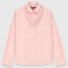 Camisa com lenço removível