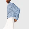 Camisa com strass e gravata removível