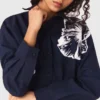 Camisa curta de algodão