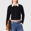 Camisa curta em popeline