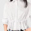 Camisa de algodão com strass