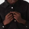 Camisa de ganga com strass