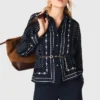 Camisa estampada esvoaçante