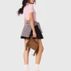 Camisola com gola polo canelada