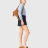 Camisola com laços com joias nas costas