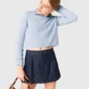 Camisola com laços com joias nas costas