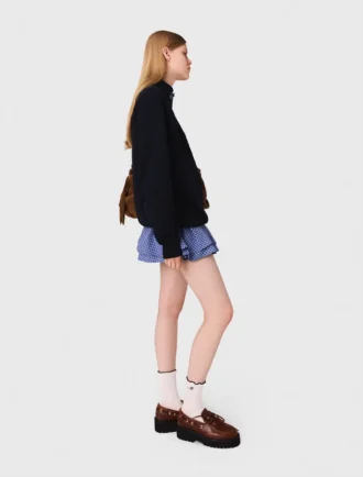 Camisola com logótipo Paris em relevo