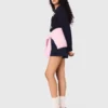 Camisola com slogan e gola redonda
