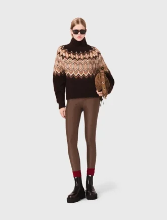 Camisola de gola alta Fair Isle