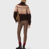 Camisola de gola alta Fair Isle