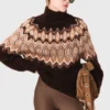 Camisola de gola alta Fair Isle
