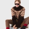 Camisola de gola alta Fair Isle