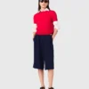 Camisola de gola redonda