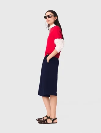 Camisola de gola redonda