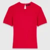 Camisola de gola redonda