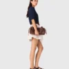 Camisola de gola redonda com strass