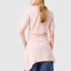 Camisola de manga curta com strass